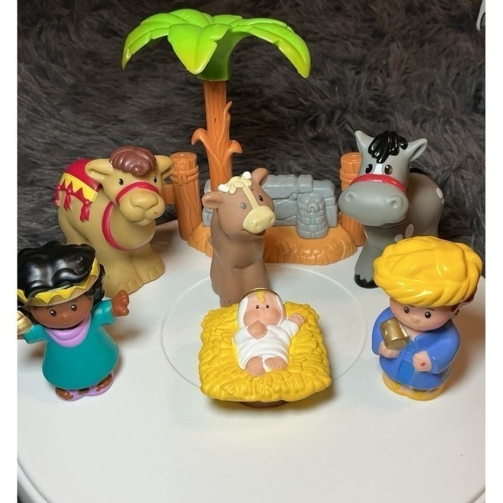 Little‎ People Fisher Price Nativity Lot Of  7